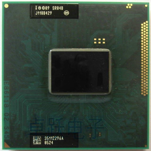 

Процессор для ноутбука Intel Core i5-2410M SR04B 2.90GHz/3M/35W Socket G2