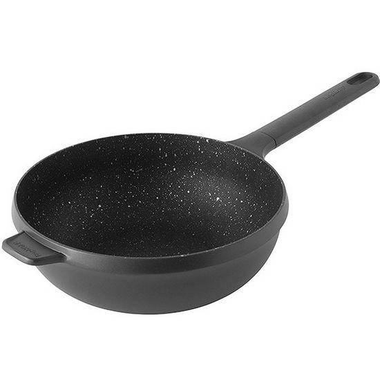 

Сковорода глубокая GEM, 28 см, 3,9 л BergHOFF 2307314, Черный
