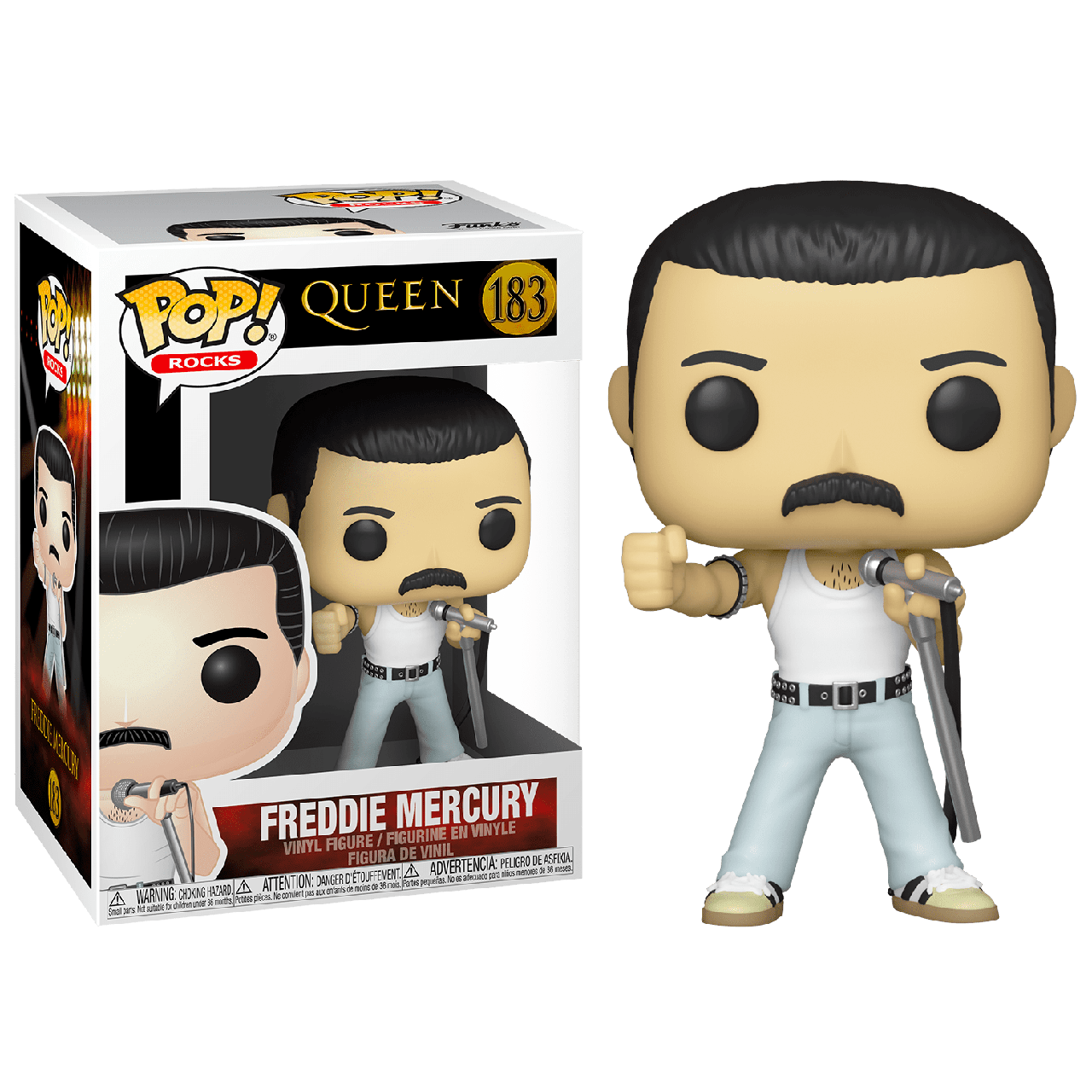 

Фигурка Funko Pop Фанко Поп Квин Фредди Меркьюри Queen Freddie Mercury 10 см Q FM 183