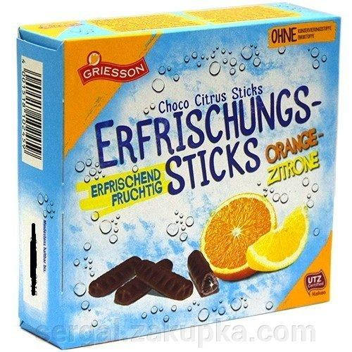 

Конфеты GRIESSON ERFRISCHUNGS STICKS 150 гр апельсиновые