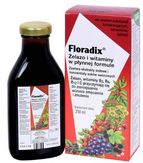 

Floradix (Германия) тоник железо и витамины (без глютена) , 250 мл