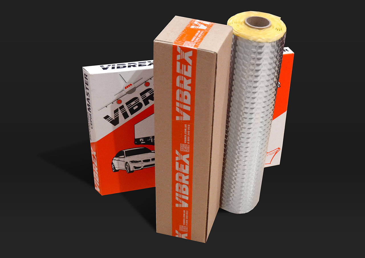 

Виброизоляция Vibrex Master 2*500*4000 в рулоне