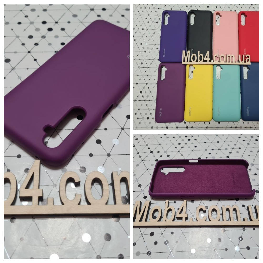 

Брендовый чехол накладка Silicone Cover для Realme 6, Разные цвета