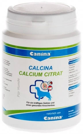 

Canina Calcina Calcium Citrat Легкоусваиваемый кальций для собак 125 г