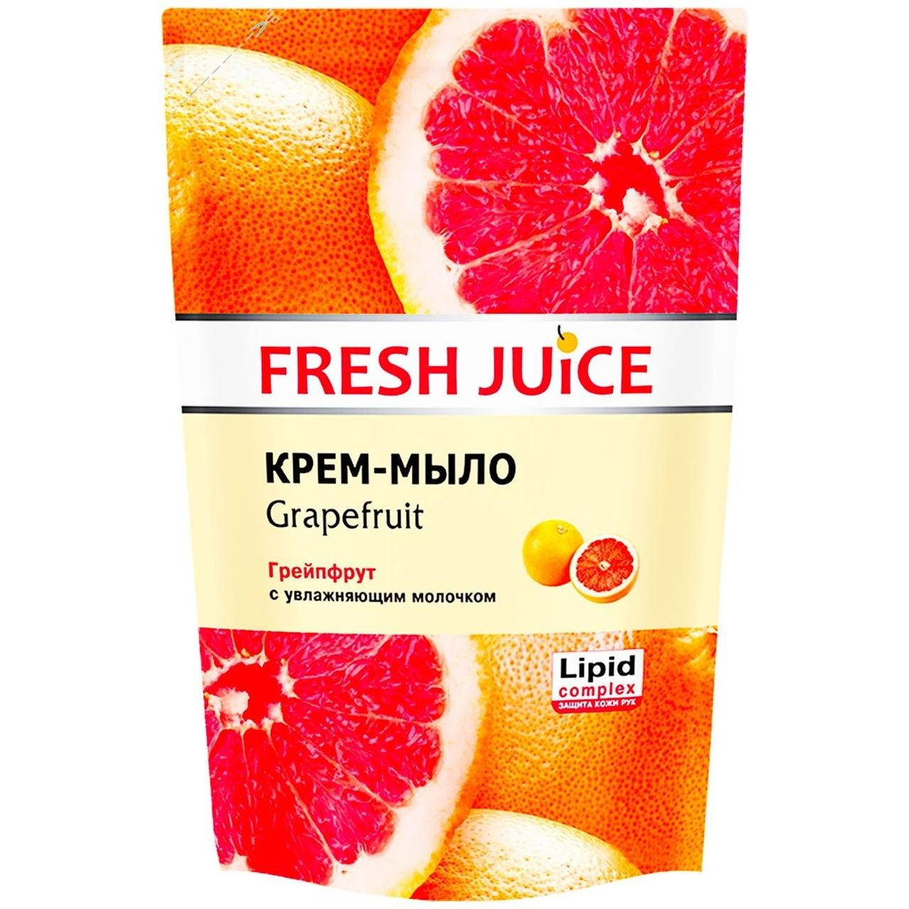 

Крем-мыло жидкое Fresh Juice Грейпфрут Дой-пак 460мл