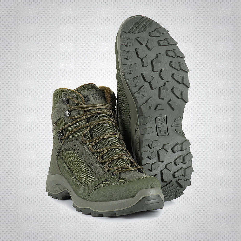 

Ботинки тактические демисезонные M-Tac Ranger Green 40, Зелёный