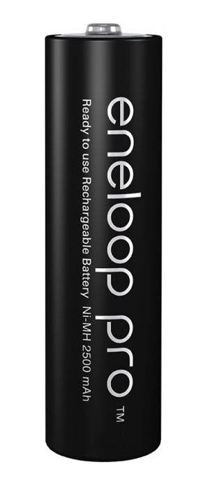 

Аккумулятор АА Panasonic Eneloop Ni-Mh R6 2500mAh 2bl (BK-3HCDE/2BE) (Черный)
