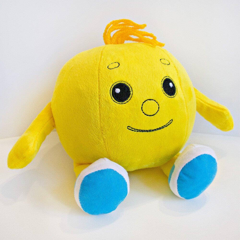 

Мягкая игрушка Zolushka Колобок 21см (ZL048), Желтый