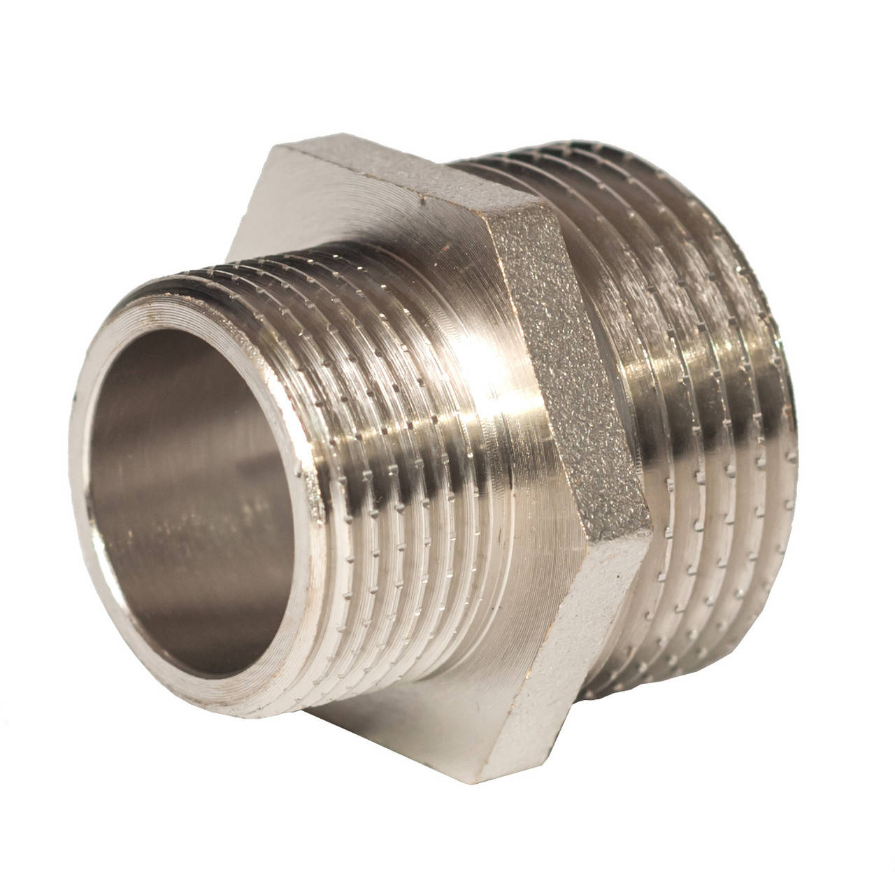 

Ниппель латунный резьбовой редукционный 1" х 1/2"НН RSk Италия 50/200