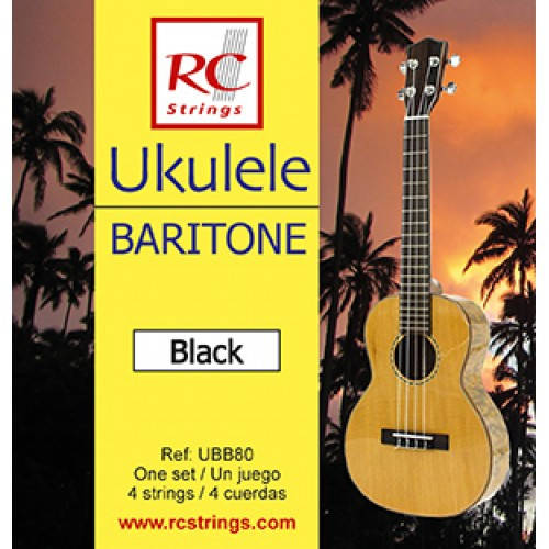 

Струны для укулеле ROYAL CLASSICS UBB80 Ukelele Black Barítono. Черный нейлон