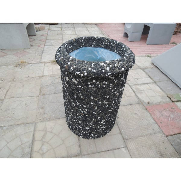 

Урна для мусора «Венеция» уличная бетонная Базальт черный, Разные цвета