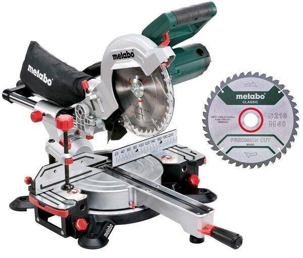 

Пила торцовочная Metabo KGS 216 M + Диск с протяжкой 628060000