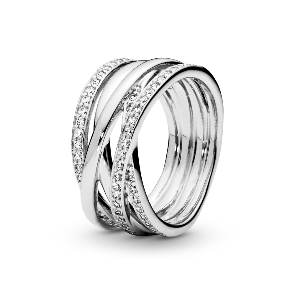 

Серебряное кольцо Pandora 190919CZ