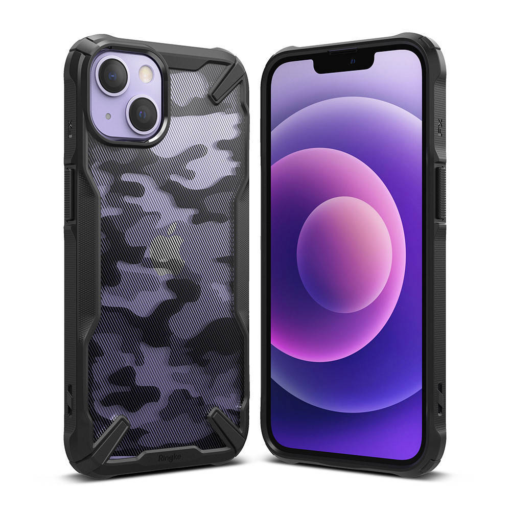 

Чехол Fusion X для iPhone 13 Camo Black (FX545E73), Черный