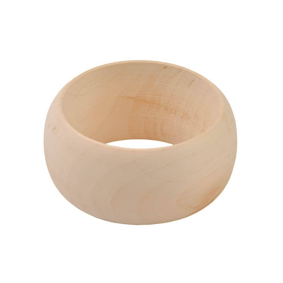 

Деревянный браслет на руку | заготовка для декора | под покраску | для декупажа 4 см