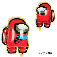 

Шар фольгированный Амонг Ас красный 57х47 см