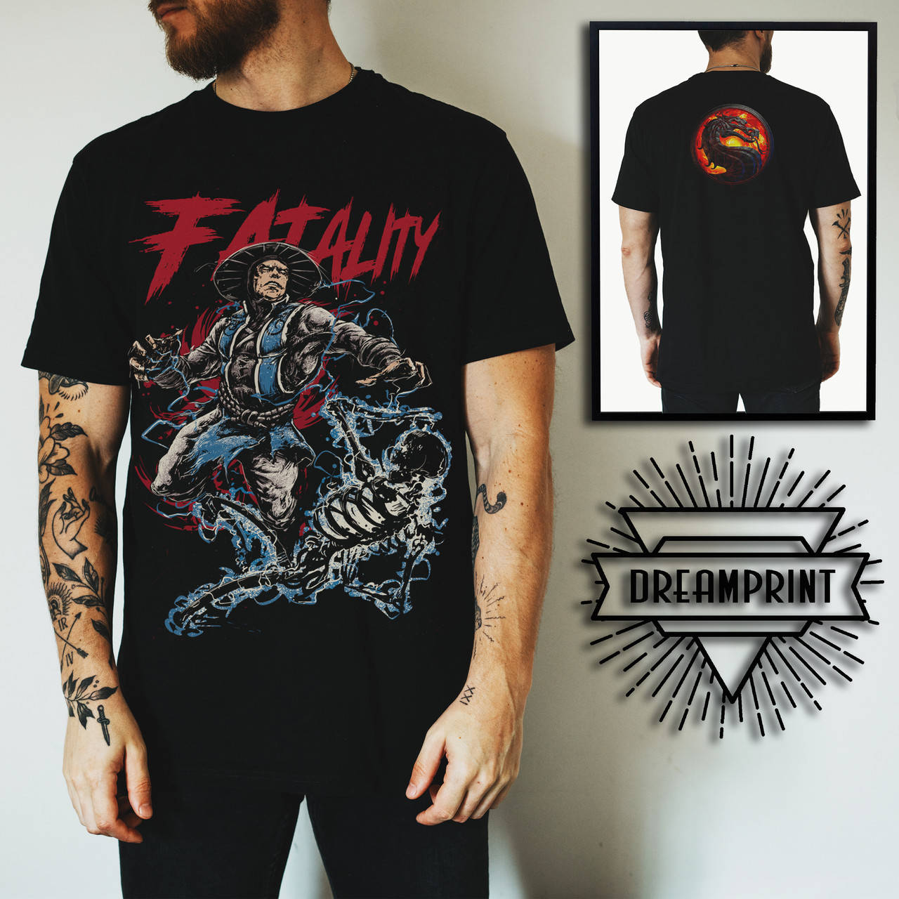 

Футболка "MORTAL KOMBAT - FATALITY", 100% бавовна, прямий друк