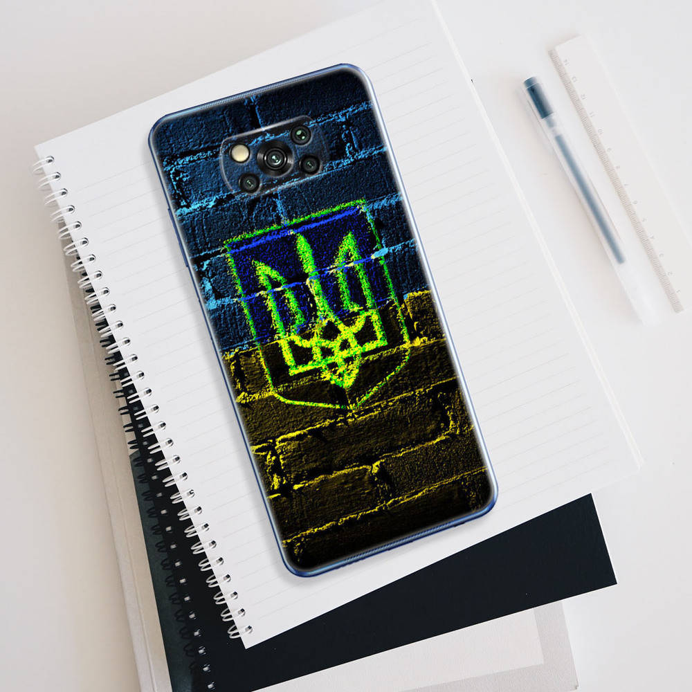 

Чехол Poco X3 Pro Герб Тризуб, Прозрачный