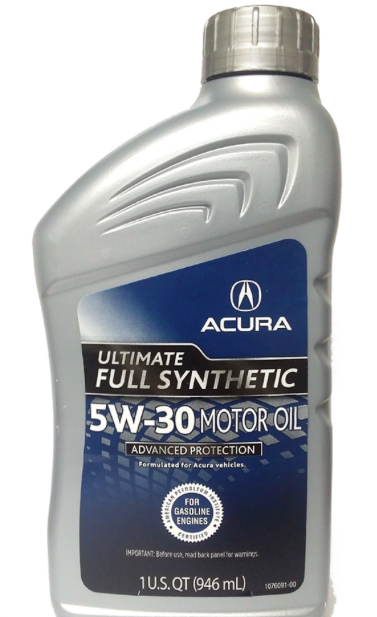

Acura Ultimate Motor Oil 5W-30