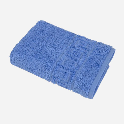

Полотенце махровое для рук 40*70 темно-бирюзовое Blu Moon 440г/м бордюр, Голубой