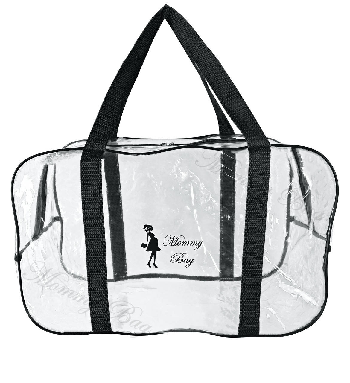 

Сумка прозрачная в роддом Mommy Bag, размер - M, цвет - Черный