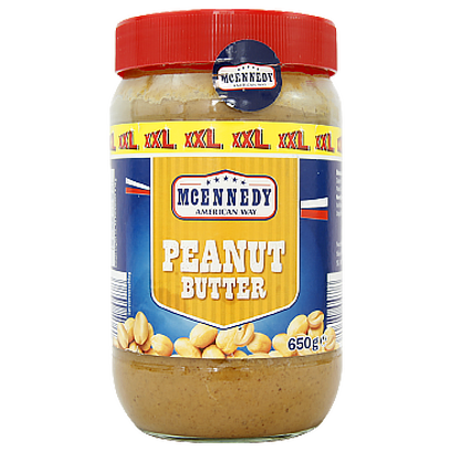 

Арахісова паста МакКенеді (червона) McCennedy 650g 12шт/ящ (Код : 00-00011897)