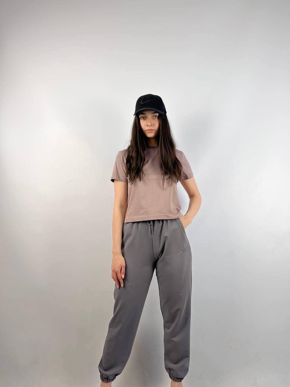 

Женские футболки Футболка женская цвет сливовый размер S-XL тренд