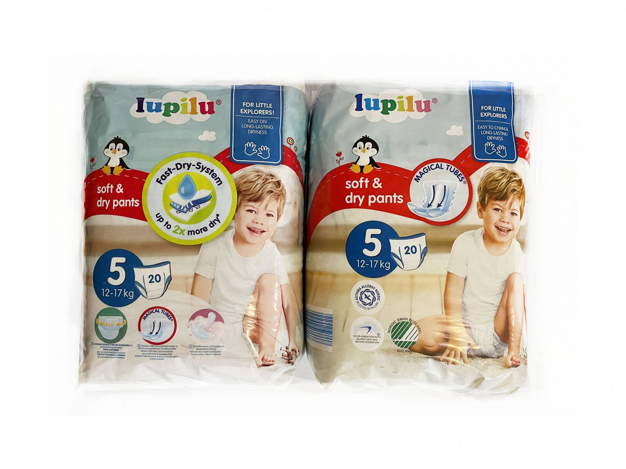 

Підгузки-трусики Lupilu Soft & dry Розмір 5, 12-17 кг, 40 шт