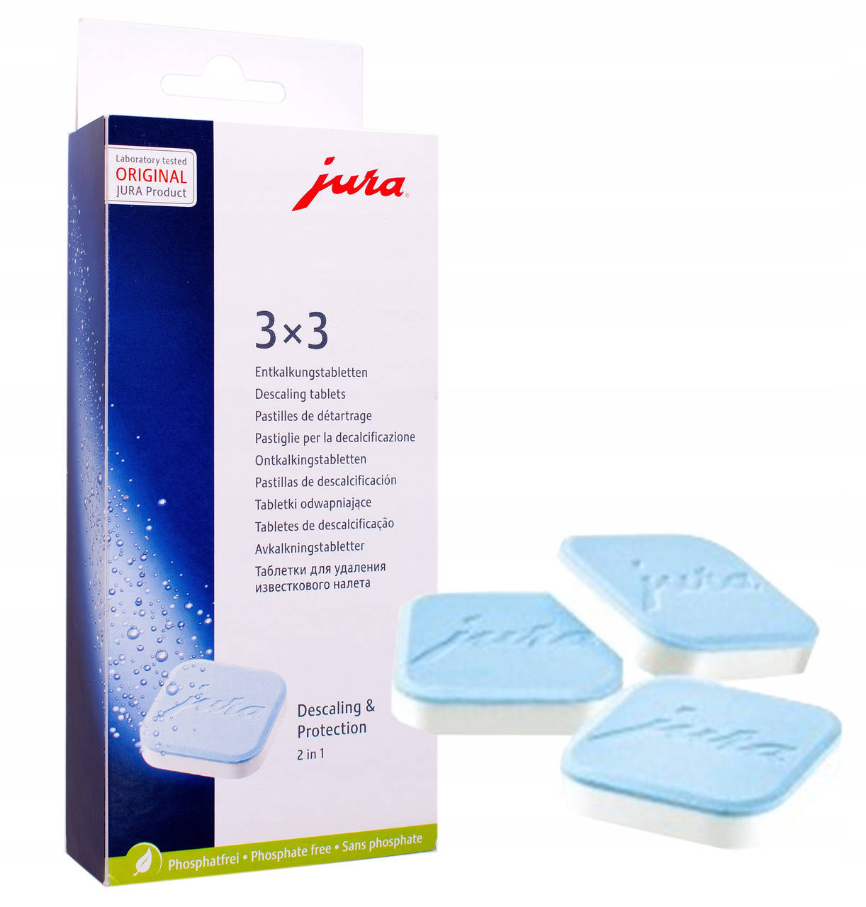 

Таблетки для удаления накипи в кофемашинах Jura, 9 шт.