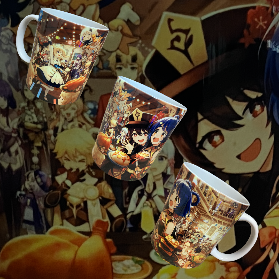 

● Детская чашка - Геншин Импакт / Genshin Impact Герои в Таверне ●, Разные цвета