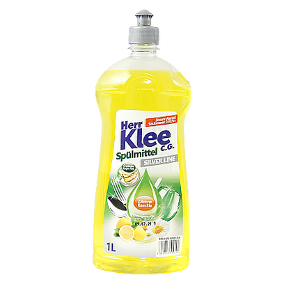 

Засіб для миття посуду Клі лимон/ромашка Herr Klee spulmittel zitrone/kamille 1L 12шт/ящ (Код : 00-00010880)