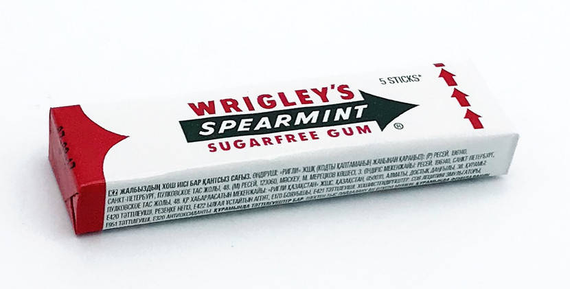 

Жевательная резинка Wrigley Spearmint Жвачка Ригли Спиарминт