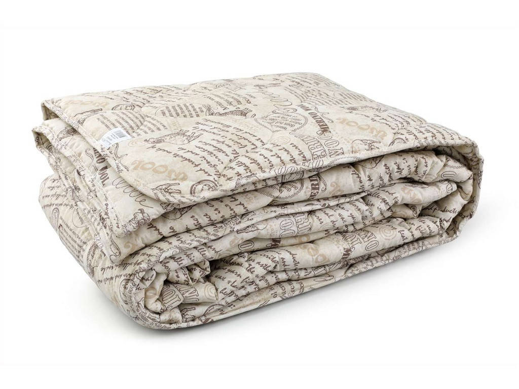 

Одеяло овечья шерсть в хлопковой ткани тм Мальва в светлых оттенках