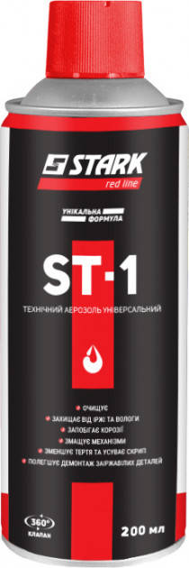 

Смазка-спрей универсальная ST-1 в аэр.упаковке, 200мл//Stark