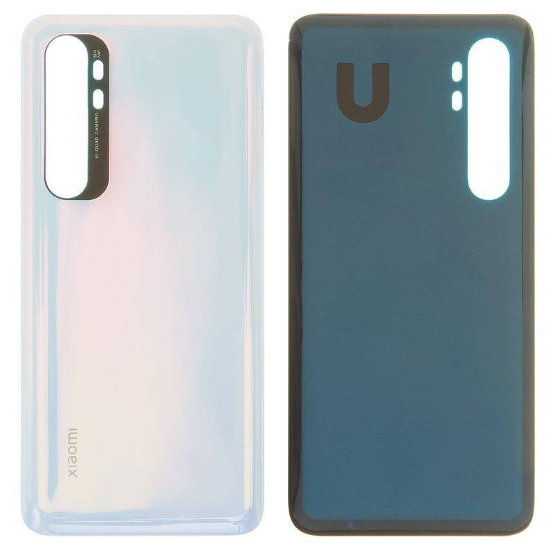 

Задня панель корпуса для Xiaomi Mi Note 10 Lite, біла, M2002F4LG