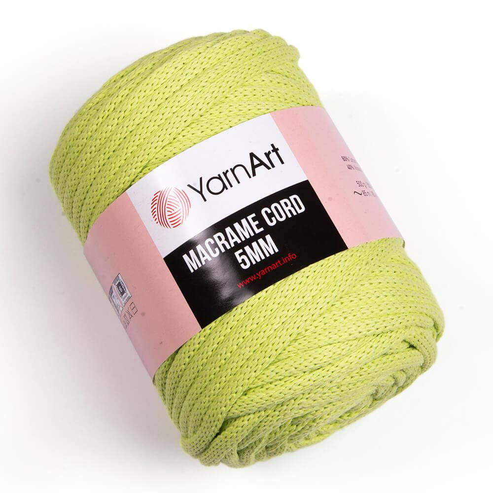 

Yarnart Macrame Cord 5 мм № 755 салатовый