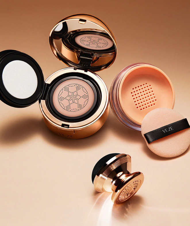 

Кушон консилер + Рассыпчатая пудра Venzen Concealer Oil control
