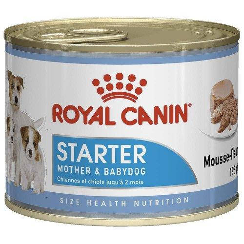 

Влажный корм Royal Canin Starter Mousse для беременных собак и щенков, 195 г. 0.195 кг