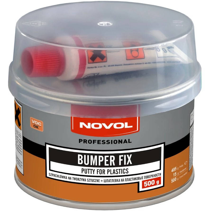 

Шпаклевка Novol для пластика Bumper Fix 0.5 кг