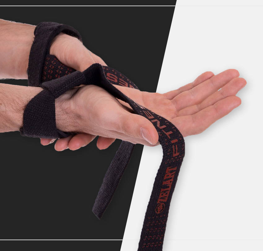 

Лямки для становой тяги и тяги штанги (2 шт) с чехлом, можно использовать для подтягиваний - длина 60 см