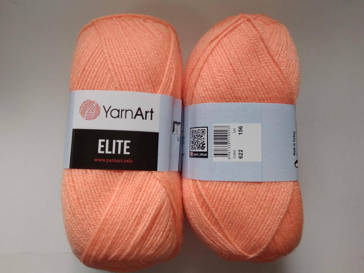 

Пряжа Элит (Elite) Yarn Art, цвет персиковый 622