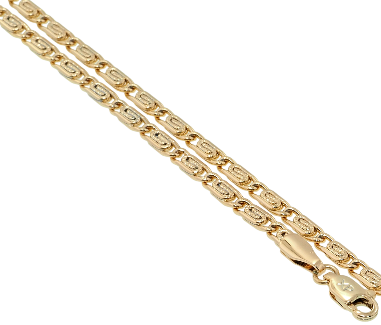 

Цепочка Xuping Позолота 18K "Плетение Улитка" длина 60см х 3мм