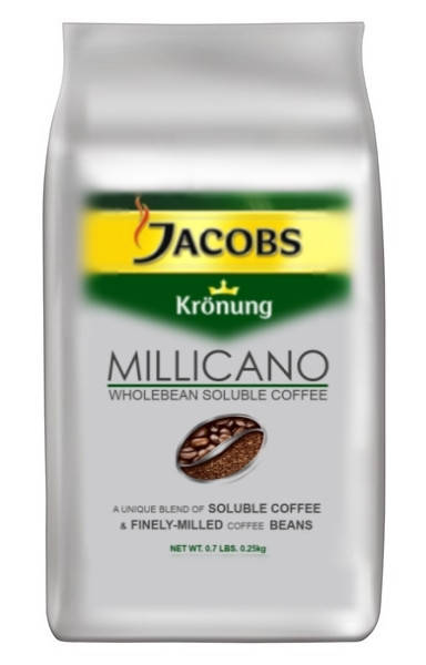 

Растворимый кофе JACOBS MILLICANO Якобс Милликано
