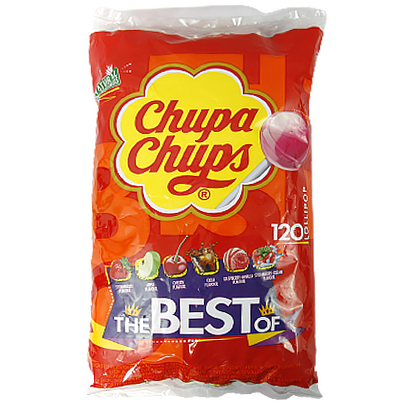 

Льодяники на паличці Чупа чупс Chupa chups 120шт/пач 1,44kg 6пач/ящ (Код : 00-00012273)