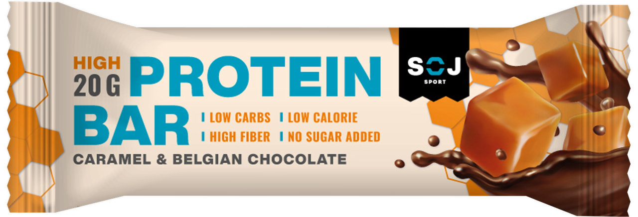 

Протеиновый батончик SOJ PROTEIN BAR Карамель в Бельгийском Шоколаде (50 грамм)