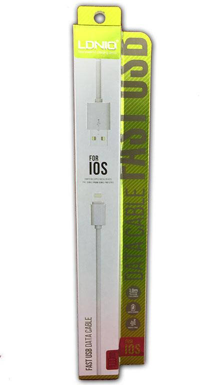 

Дата кабель LDNIO SY-03 iPhone lightning White, Белый