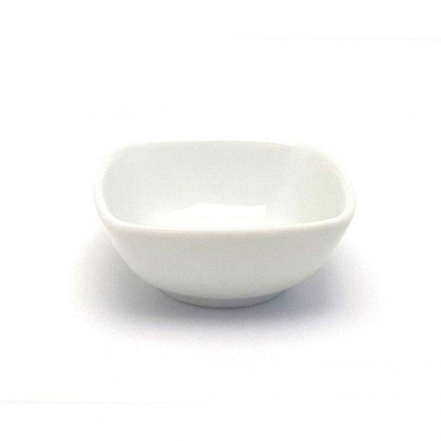 

700835 Соусник квадратний 80 мл "Bistro", Белый