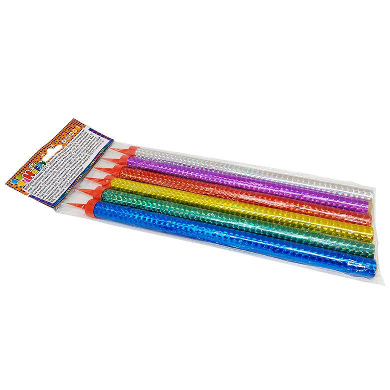 

Свечи-набор для торта Josef Otten 6 свечей Холодный фонтан Радуга 25см DSCN1227-25