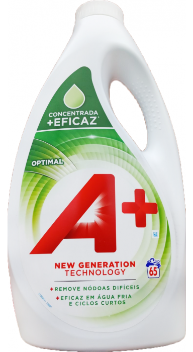 

Гель для стирки A+ OPTIMAL 3250 мл 65 пр.