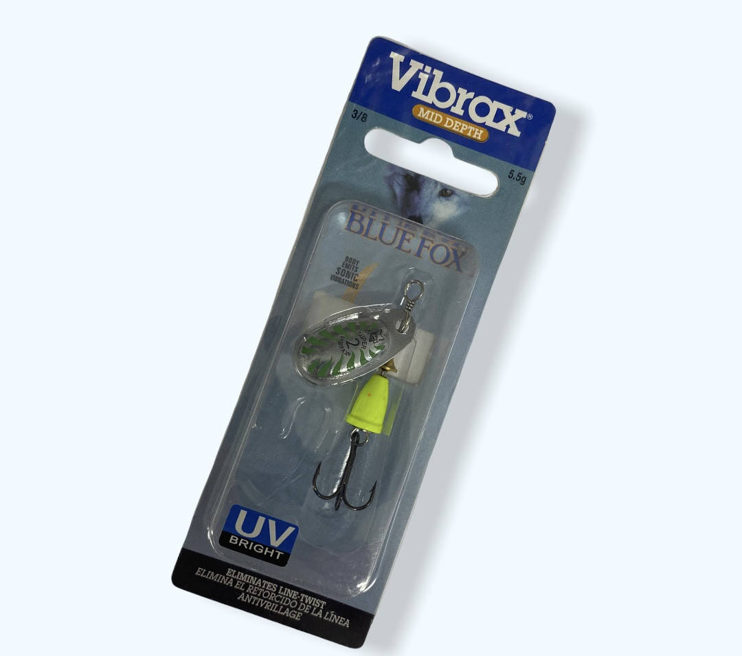 

Блесна вертушка светонакопительная BLUE FOX UV 5.5 г. 03, Синий
